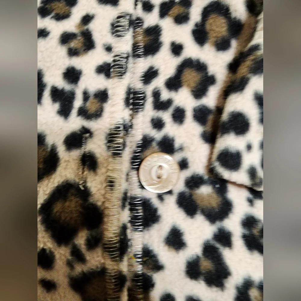 Midnight by Carole Hochman Leopard Print Pajamas - Picture 2 of 8